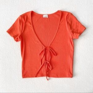 WILFRED Tie Front T-Shirt